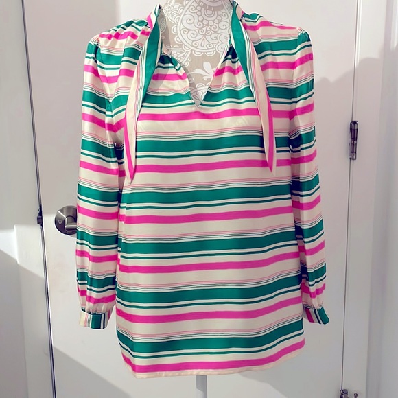 NWT J.CREW Collection XS Silk Blouse - Picture 2 of 6